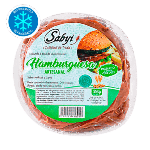 Hamburguesa artesanal con cereales Sabyi