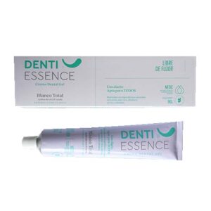 Crema dental libre de flúor Blanco Total Denti Essence