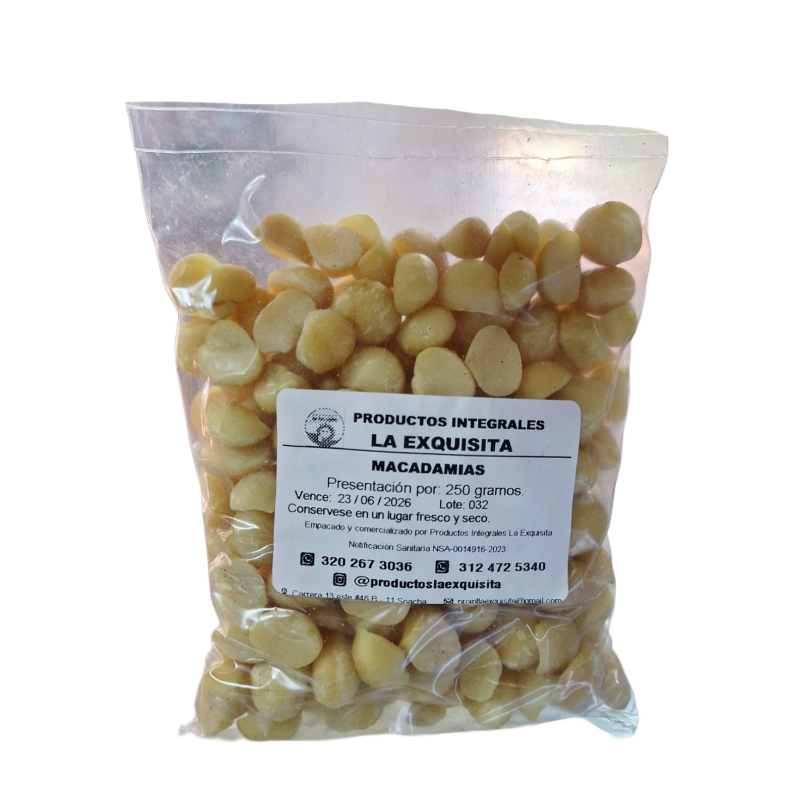Macadamias 250g La Exquisita
