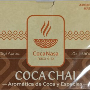Aromática de Coca y especias Chai por 25 bolsitas x 25gr Cosa Nasa