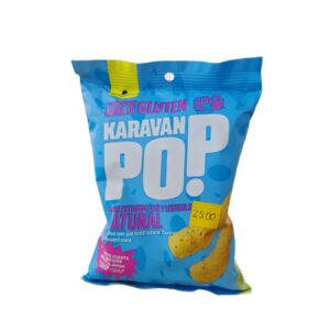 POP Snack extruido de Maíz y Lenteja sabor Chile y Limón Karavansay 30 gramos